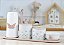 Kit Higiene Porcelana Bebê Maternidade Jardim Borboleta Cuidado Meninas - Imagem 6