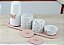 Kit Higiene Porcelana Bebê Maternidade Jardim Borboleta Cuidado Meninas - Imagem 11