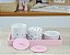 Kit Higiene Porcelana Maternidade Bebê Meninas Jardim Encantado Borboleta Rosa - Imagem 2