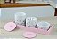 Kit Higiene Porcelana Maternidade Bebê Meninas Jardim Encantado Borboleta Rosa - Imagem 7