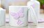 Kit Higiene Porcelana Maternidade Bebê Jardim Encantado Borboleta Lilas Meninas - Imagem 2
