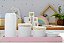 Kit Higiene Porcelana Bebê Maternidade Decoração Quarto Infantil Rosa - Imagem 5