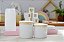 Kit Higiene Porcelana Bebê Maternidade Decoração Quarto Infantil Rosa - Imagem 8