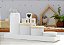 Kit Higiene Porcelana Bebê Maternidade Decoração Quarto Infantil Branco - Imagem 1