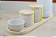 Kit Higiene Porcelana Maternidade Bebê Flor Margarida Decoração - Imagem 4