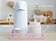 Kit Higiene Porcelana Maternidade Bebê Meninas Decoração Infantil Potes + Térmica - Rosa - Imagem 1