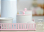 Kit Higiene Porcelana Maternidade Bebê Meninas Decoração Infantil Potes + Térmica - Rosa - Imagem 4