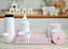 Kit Higiene Porcelana Bebê Maternidade Infantil Rosa Bebê Meninas Decoração - Imagem 7