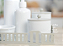 Kit Higiene Porcelana Maternidade Unissex Cuidados Bebê Cinza Decoração - Imagem 6