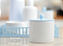 Kit Cuidados Bebê Maternidade Higiene Azul Quarto Meninos Decoração Potes Porcelana - Imagem 2