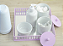 Kit Cuidados Bebê Maternidade Decoração Infantil Lilas Meninas Jardim Quarto Potes Porcelana - Imagem 4