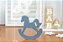 Cavalo Aplique Decoração Quarto Infantil Meninos Tema Fazenda Madeira Fazendinha - Imagem 1