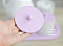 Kit Higiene Porcelana Bebê Maternidade Lilas Decoração K195 Potes Algodão Cotonete Térmica Quarto Infantil - Imagem 3