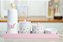 Kit Higiene Porcelana Bebê Maternidade K174 Rosa Tema Borboleta Jardim Encantado Quarto Meninas - Imagem 3