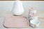 Kit Higiene Porcelana Bancada Maternidade Bebê K195 Borboleta Jardim Rosê Quarto Meninas Pote Algodão Cotonete - Imagem 4