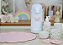 Kit Higiene Cuidados Bebê Maternidade Porcelana Menina Borboleta Jardim K060 Rosa Quarto Infantil - Imagem 3