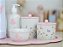 Kit Higiene Cuidados Bebê Maternidade Porcelana Menina Borboleta Jardim K060 Rosa Quarto Infantil - Imagem 5