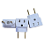 Adaptador 10A e 20A Bob Esponja New Branco 2200w - Imagem 2