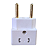 Adaptador 10A e 20A Bob Esponja New Branco 2200w - Imagem 3