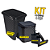 Kit de Cozinha com Lixeira, Rodinho, Porta Sabão Rattan Arqplast - Imagem 1