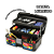 Maleta Arqplast para Pesca Preto Com Compartimentos e Maleta New Box Grande - Imagem 1