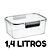 Potes Hermeticos Clear 3 Modelos Pote Organizador - Imagem 6