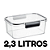 Potes Hermeticos Clear 3 Modelos Pote Organizador - Imagem 7