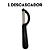 Kit com 3 Utensílios Black Descascador e Duas Facas Metal - Imagem 6
