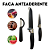 Kit com 3 Utensílios Black Descascador e Duas Facas Metal - Imagem 7