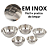 Conjunto de 5 Tigelas Inox Saladeira e Bowl P Salada Legume - Imagem 2