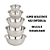 Conjunto de 5 Tigelas Inox Saladeira e Bowl P Salada Legume - Imagem 5