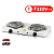 Fogão Elétrico Fogareiro 2 Bocas Portátil Cooktop 2000w 220v ou 110v - Imagem 1