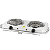 Fogão Elétrico Fogareiro 2 Bocas Portátil Cooktop 2000w 220v ou 110v - Imagem 6