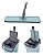 Mop Flat Kit Rodo Limpeza Balde 6l Rodo Refil Multiuso Clean c/ 1 refil - Imagem 8