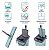 Mop Flat Kit Rodo Limpeza Balde 6l Rodo Refil Multiuso Clean c/ 1 refil - Imagem 5
