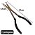Alicate de bico longo profissional 27cm com ponta meia lua - Imagem 6