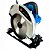 Serra Circular Para Cortar Madeira Azul Original 1200w - Imagem 1