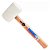Martelo Borracha branco 40mm Marreta Martelinho Piso - Imagem 1