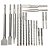 Maleta Ht plus brocas, ponteiras e talhadeiras 18pcs - Imagem 3