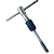 Vira Macho Manual Tipo T Mandril M10 A M12 Profissional Htom - Imagem 2