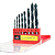 Brocas Para Madeira 3 Pontas Kit 8 Pçs 3 A 10mm Profissional - Imagem 1