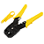 Alicate para crimpar plugues de telefonia RJ11 e rede RJ45 - Imagem 3