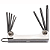 Chave torx canivete 8pcs T9-T40 reforçada Eda profissional - Imagem 1