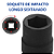 Soquete De Impacto Sextavado Longo 1/2 11mm profissional Eda - Imagem 7