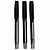 Jogo Macho Manual BSW 3/8x16mm Aço Liga Ws 3pcs Profissional - Imagem 2