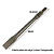 Talhadeira Sextavado 26cm Para Martelete Hexagonal 17mm - Imagem 4