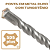 Broca Para Concreto 8x210mm Sds Plus ponta metal duro c/nf - Imagem 3