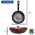 Frigideira Funda Tramontina Lar Antiaderente Grafite 24 Cm - Imagem 2