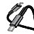 CABO TIPO C PARA TIPO C 100W BASEUS HIGH DENSITY 1M PRETO - Imagem 2