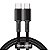 CABO TIPO C PARA TIPO C 100W BASEUS HIGH DENSITY 1M PRETO - Imagem 1